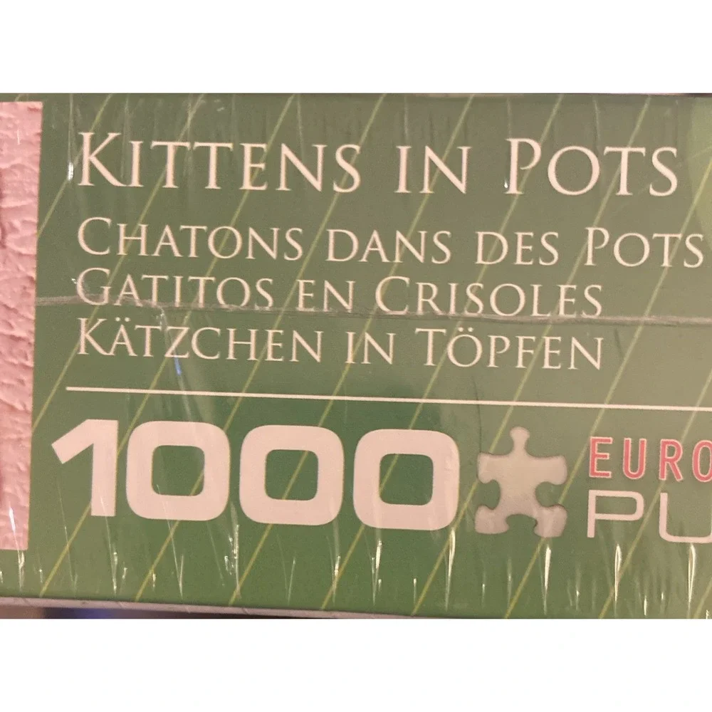 Kittens In Pots 1000 Piece‎ Jigsaw Puzzle by Eurographics NIP NIB